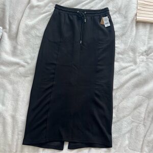 Oak & Ivy Soft Stretch Black Maxi Skirt for Women